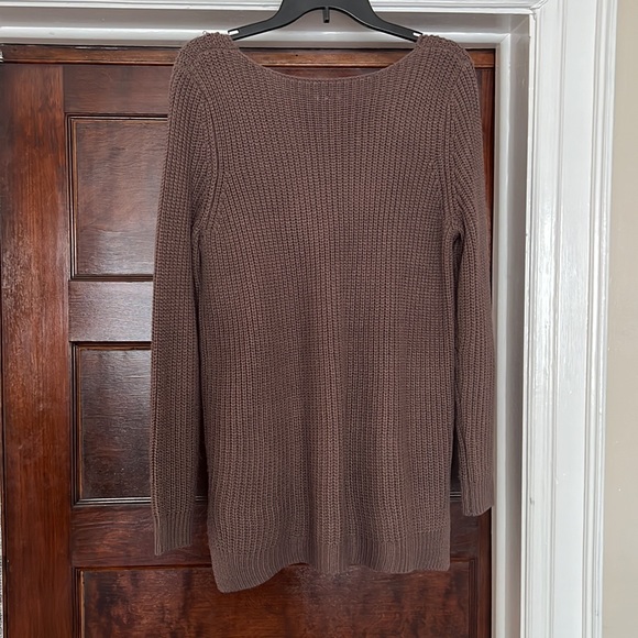 Plum / Purple V Neck Sweater - Picture 6 of 6